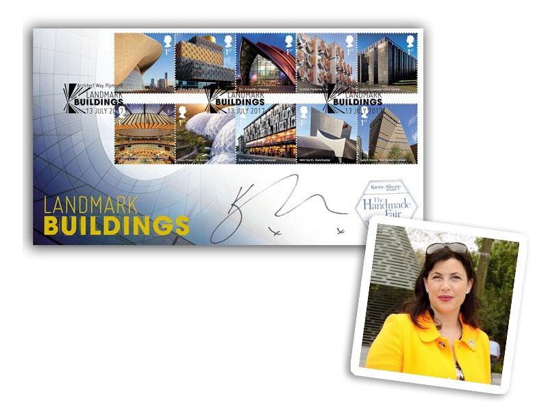 2017 Landmark Buildings, signed Kirstie Allsopp