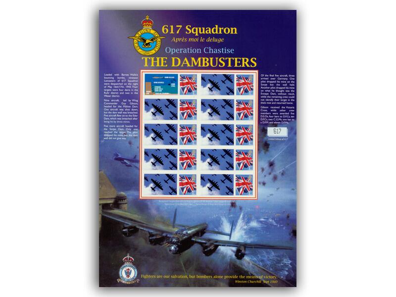 Dambusters Stamp Sheet