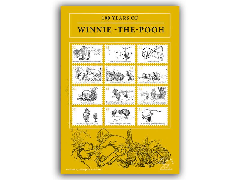 Winnie the Pooh & Piglet Centenary Buckingham Sheet