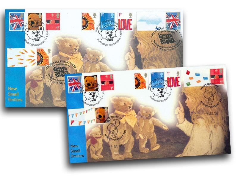 Goldilocks & the Three Bears- Greetings Smiler Pair, Double Postmark