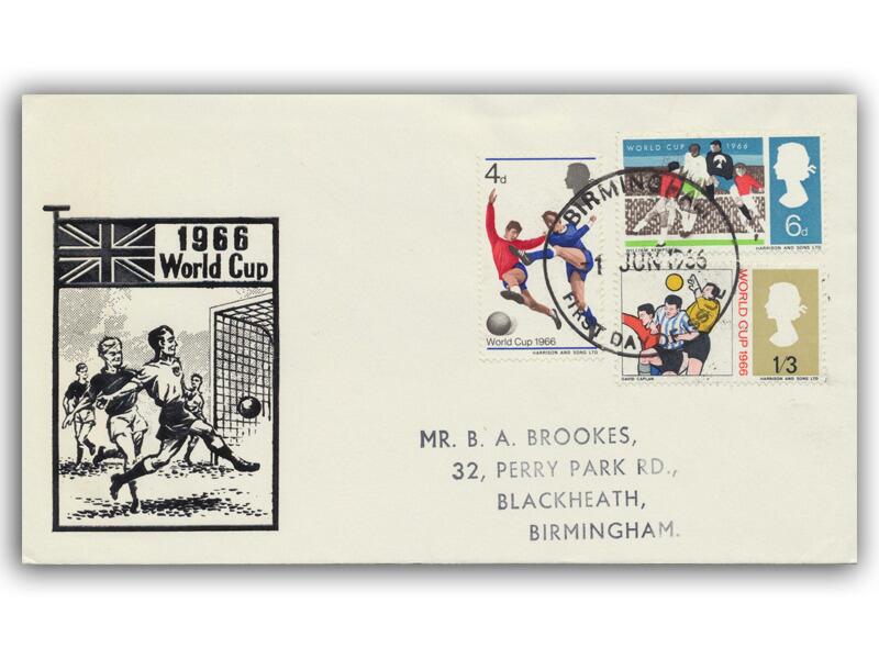 1966 World Cup, ordinary, Birmingham FDI, PTS cover