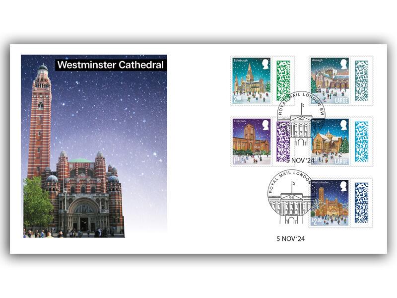 Westminster Catholic Cathedral London, Christmas 2024 first day cover