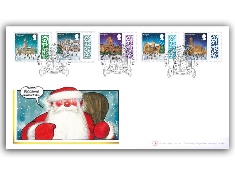 Father Christmas, 2024 Christmas Stamps First Day Cover