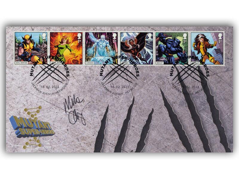 X-Men Wolverine, signed Mike Collins 'Comic Book Artist'
