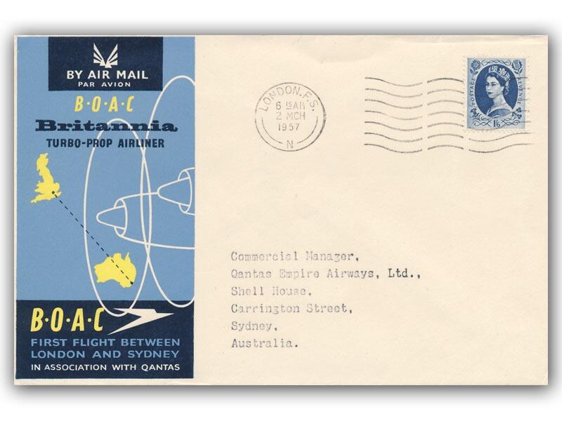 1957 BOAC London - Sydney