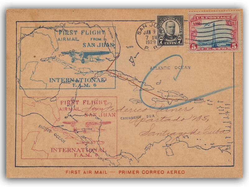 1929 Puerto Rico - Cuba