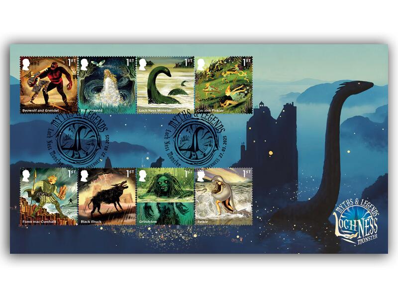 Myths & Legends 'Loch Ness' First Day Cover