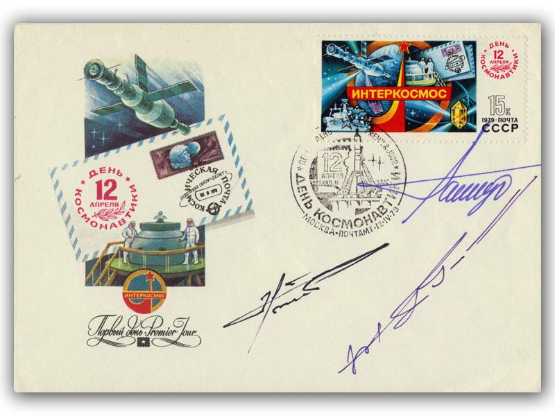 Intercosmos Cosmonauts Multi Signed