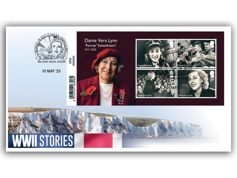 Dame Vera Lynn Barcoded Miniature Sheet