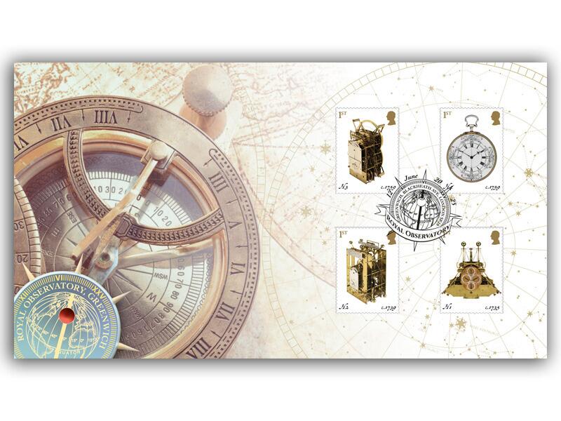 Royal Greenwich Observatory Miniature Sheet Stamps