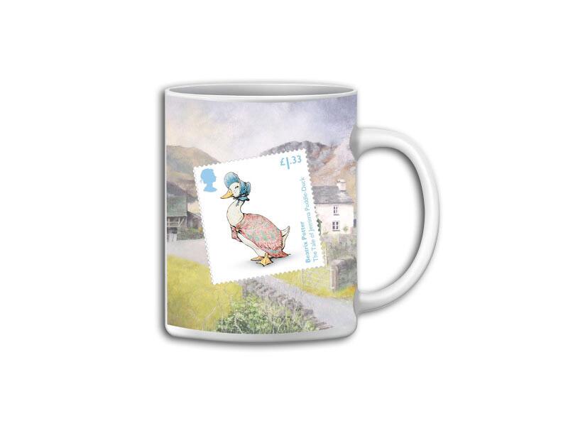 Jemima Puddle Duck Stamp Design Mug | Beatrix Potter