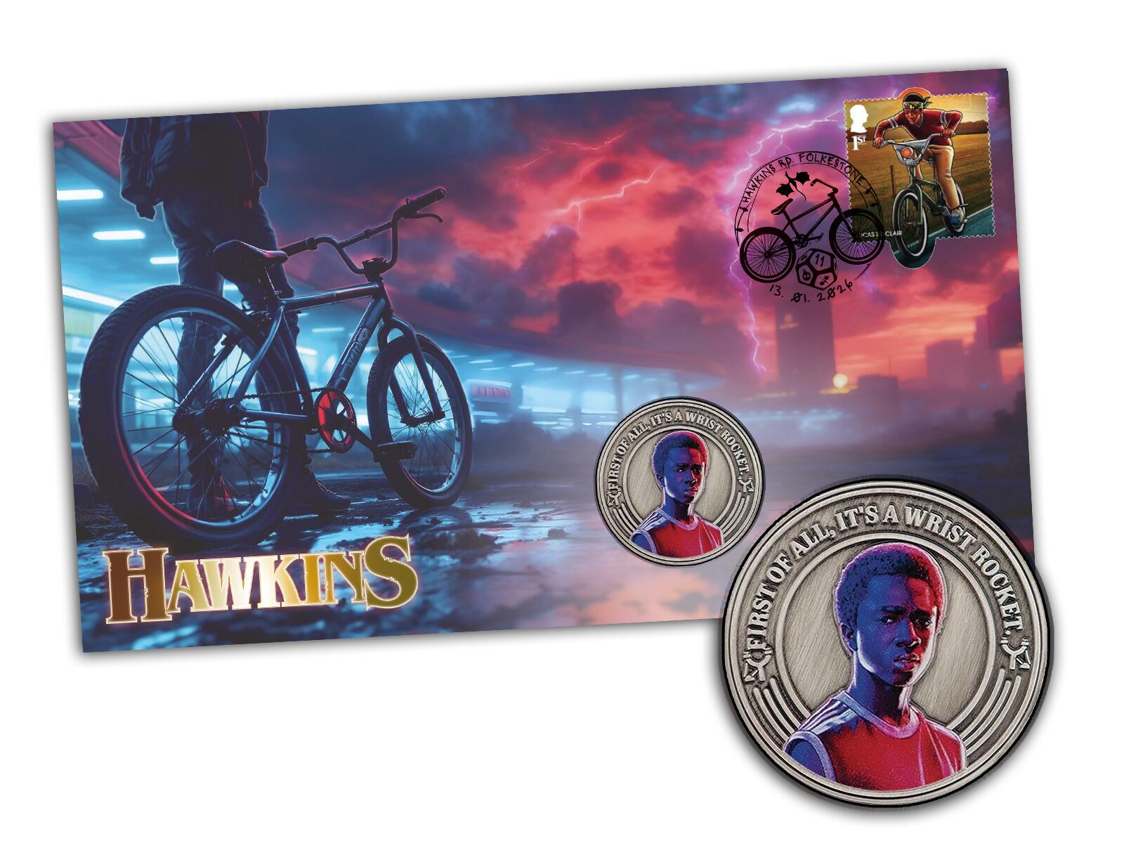 Stranger Things Coin Collectable | Lucas Sinclair 'First of all, it’s a wrist rocket'
