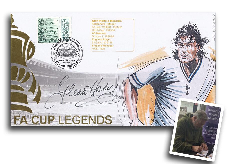 Glenn Hoddle Signed | FA Cup Legends Tottenham Hotspur signer pic