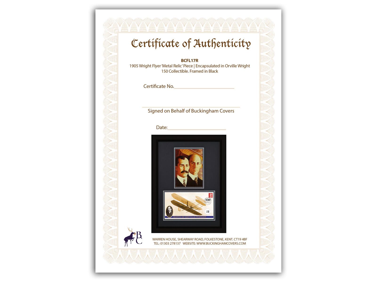 Framed in Black COA