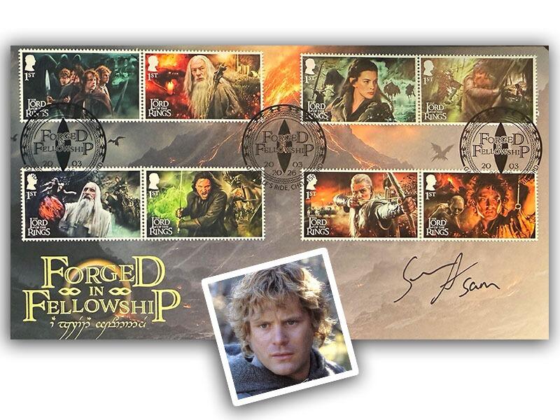 Sean Astin 'Samwise Gamgee' Signed +COA | Lord of the Rings Stamps Collectible