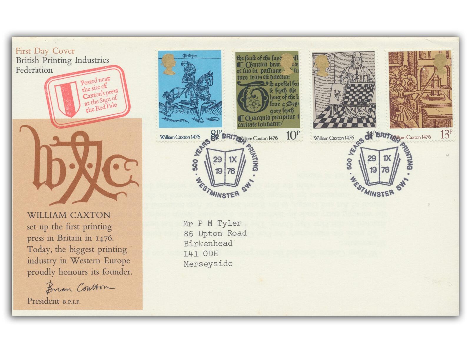 1976 Caxton, British Printing Industries Federation official