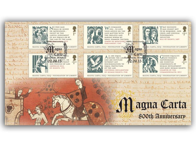 2015 Magna Carta First Day Cover