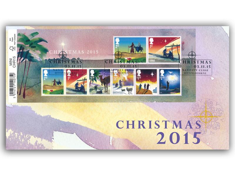 2015 Christmas, Barcode miniature sheet