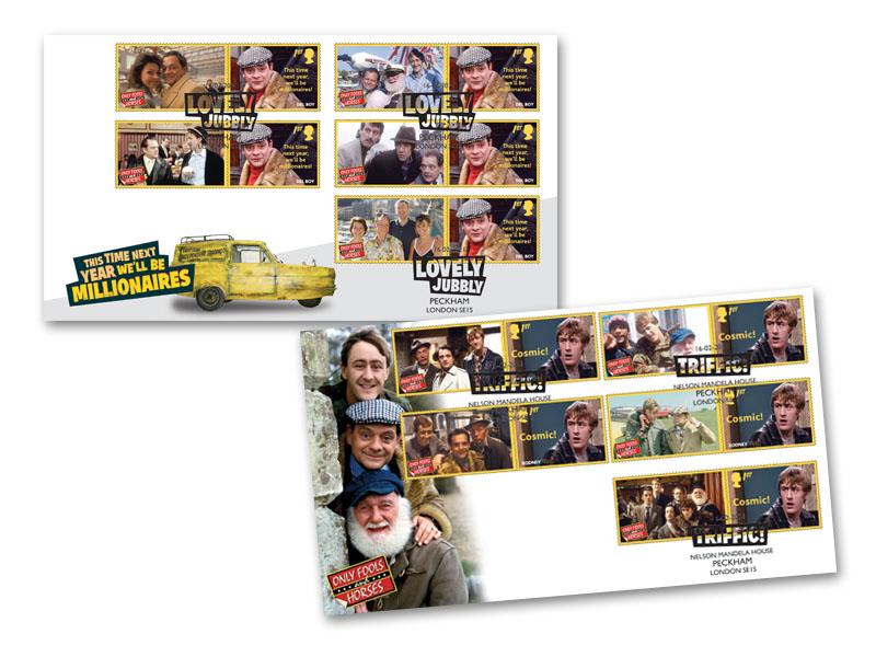 Only Fools and Horses Collectors Sheet Set of 2 Covers