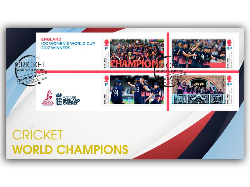 Women's Cricket World Cup Championships Miniature Sheet