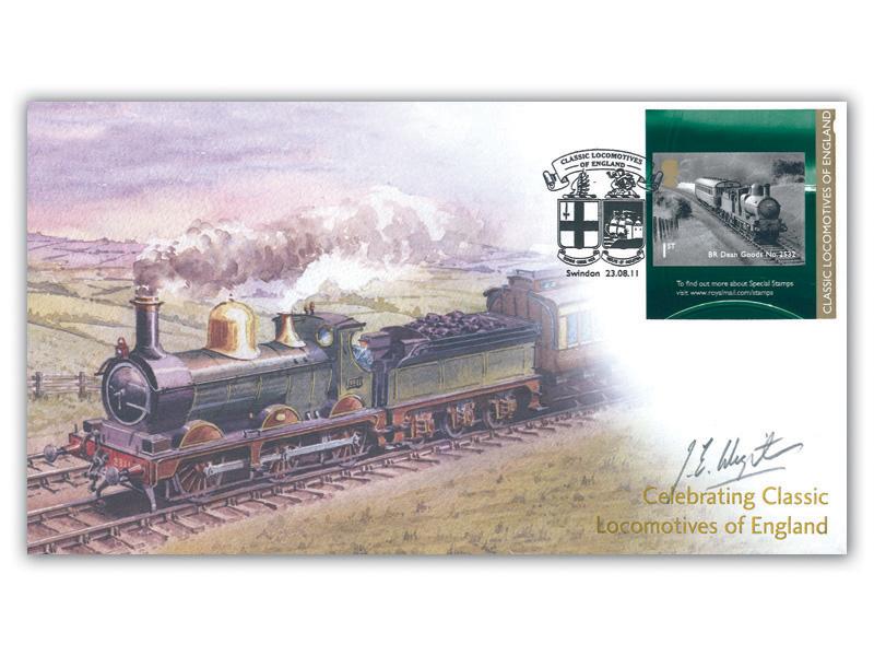 Classic Locomotives of England, Retail Booklet, signed by John Wigston