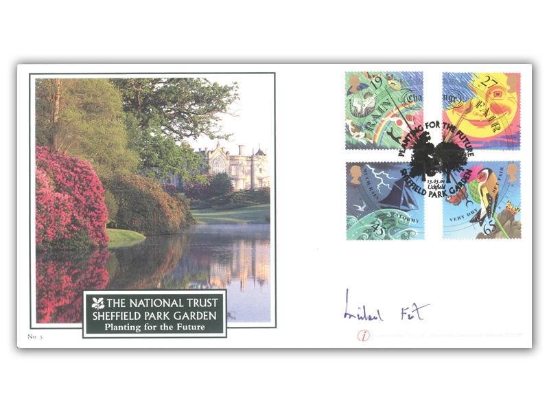 The Weather - Sheffield Park Garden Cover, signed by Michael Fish