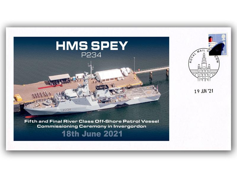 Commissioning of HMS Spey