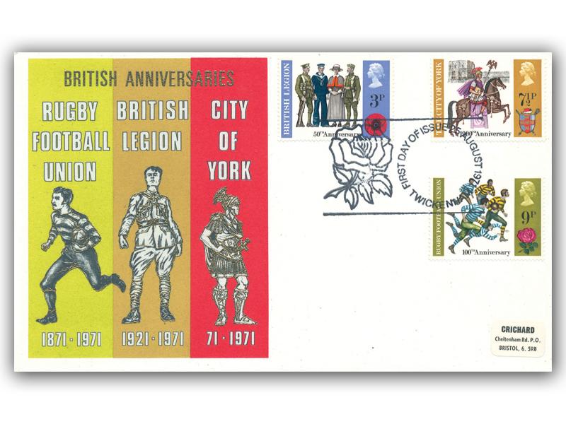 1971 General Anniversaries, Twickenham special FDI
