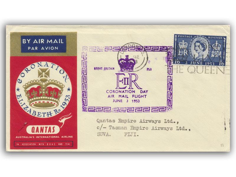 1953 Coronation Qantas, Fiji