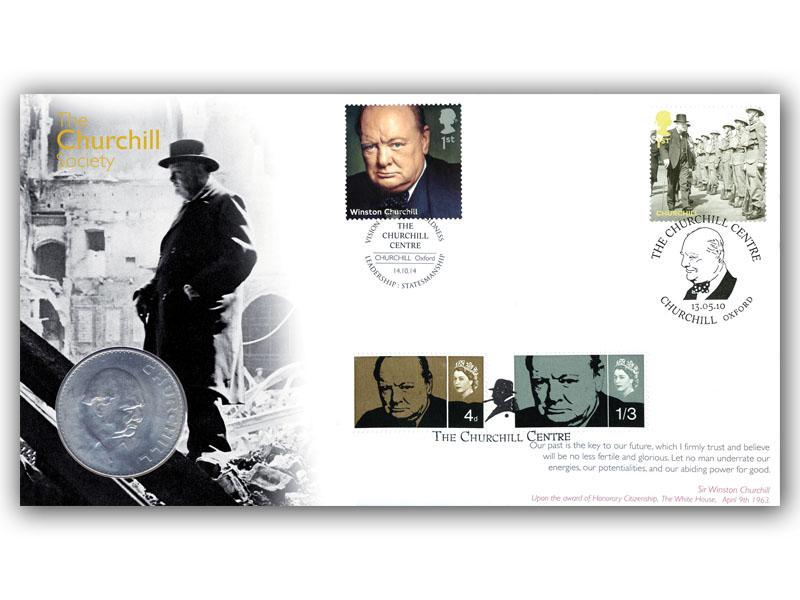2010 Churchill Centre Coin Cover, doubled