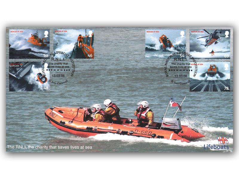 2008 RNLI Rescue at Sea, St Ives special postmark