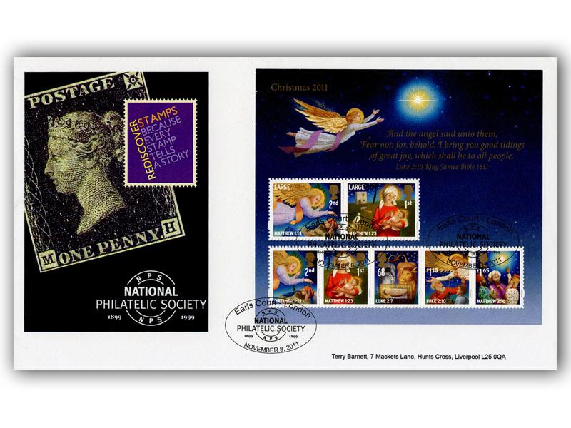 2011 Christmas, National Philatelic Society official