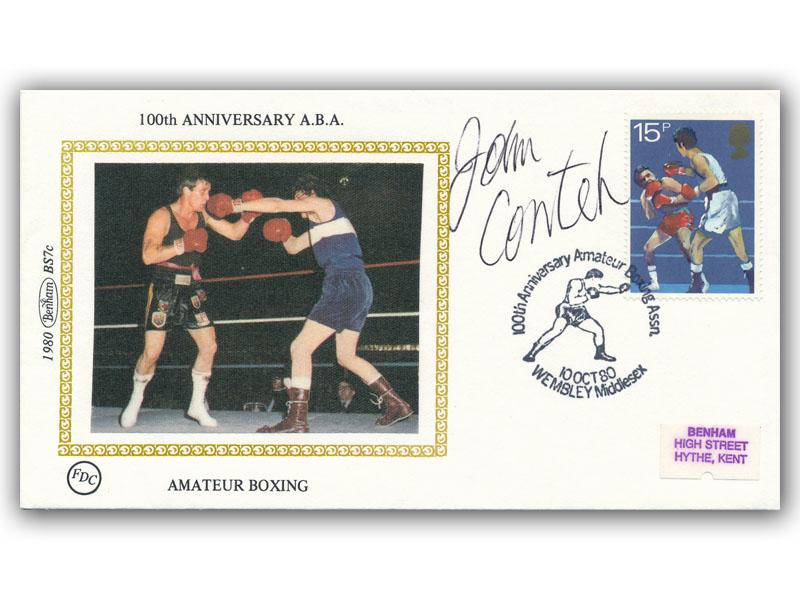 John Conteh signed 1980 Sport, Amateur Boxing Association cover