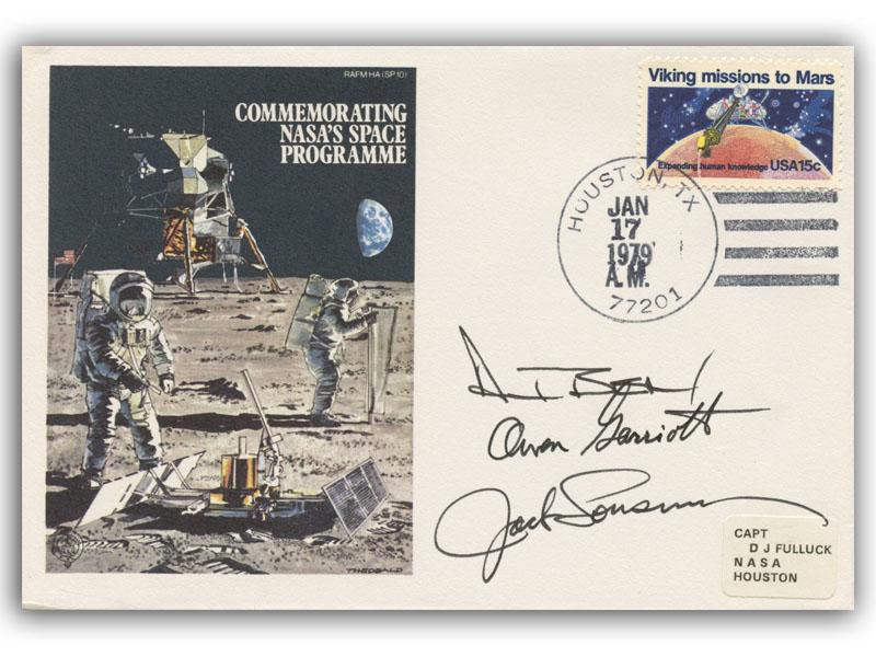 Skylab 3 Crew signed cover