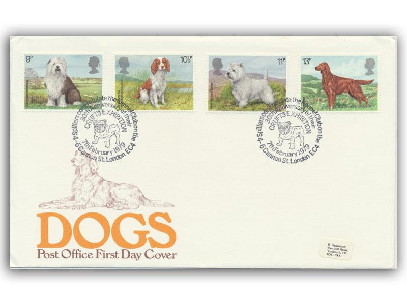 1979 Dogs First Day Cover