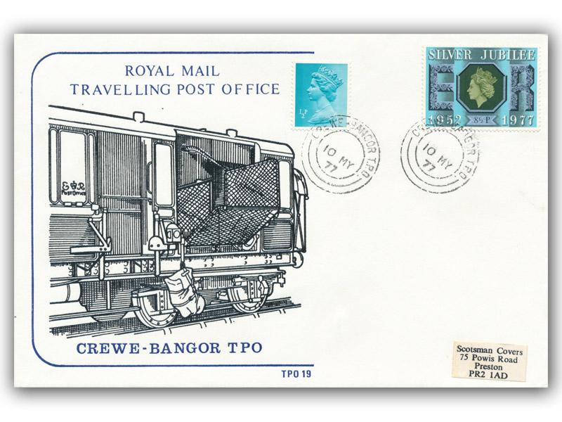 10th May 1977 Travelling Post Office Crewe to Bangor