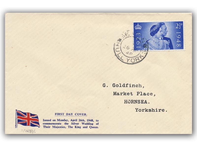 1948 Silver Wedding, Union Jack cover