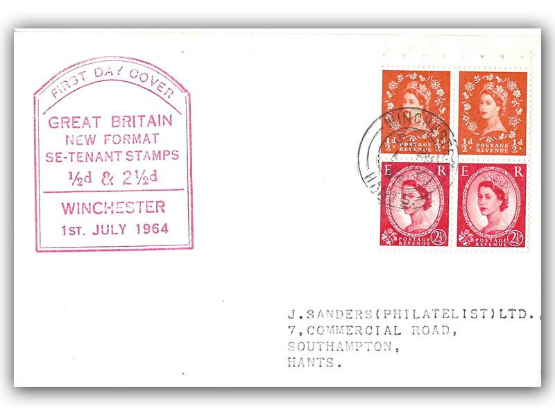 1964 Second Holiday Booklet, Winchester CDS, Sanders cover with cachet illustration