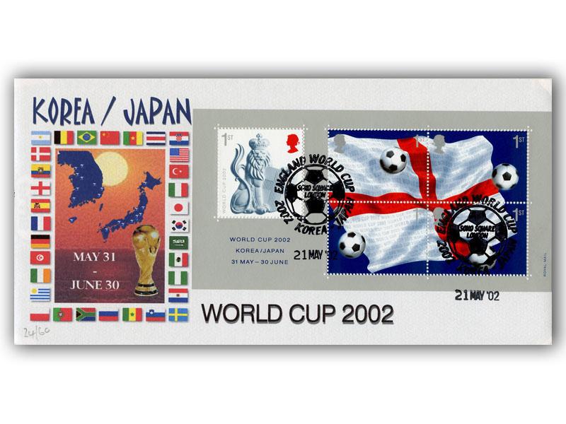 2002 World Cup miniature sheet, Korea/Japan official