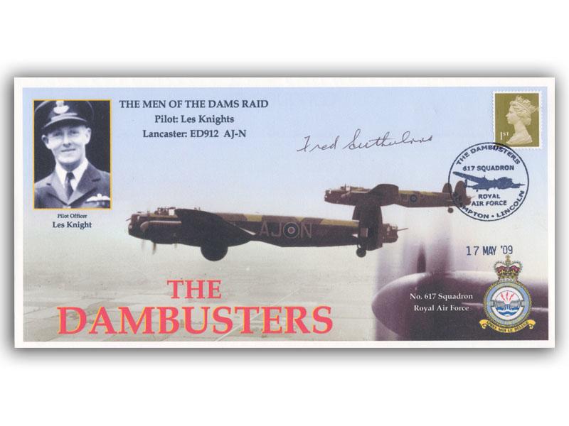 Frederick Sutherland signed 2009 Dambusters cover