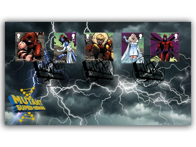 X-Men Stamps From Miniature Sheet