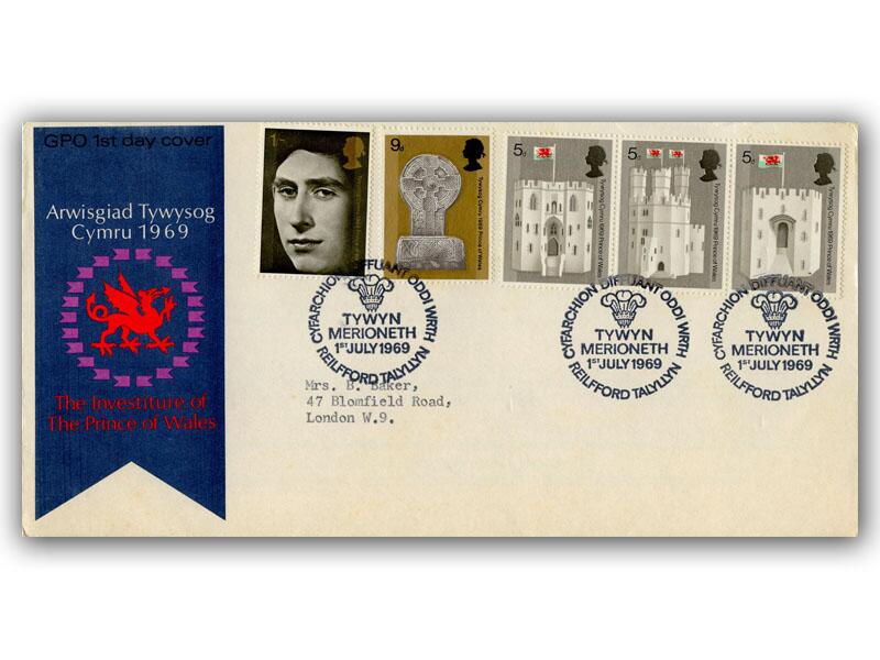 1969 Investiture, Talyllyn postmark