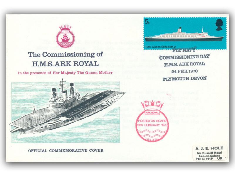 1970 HMS Ark Royal Commissioning