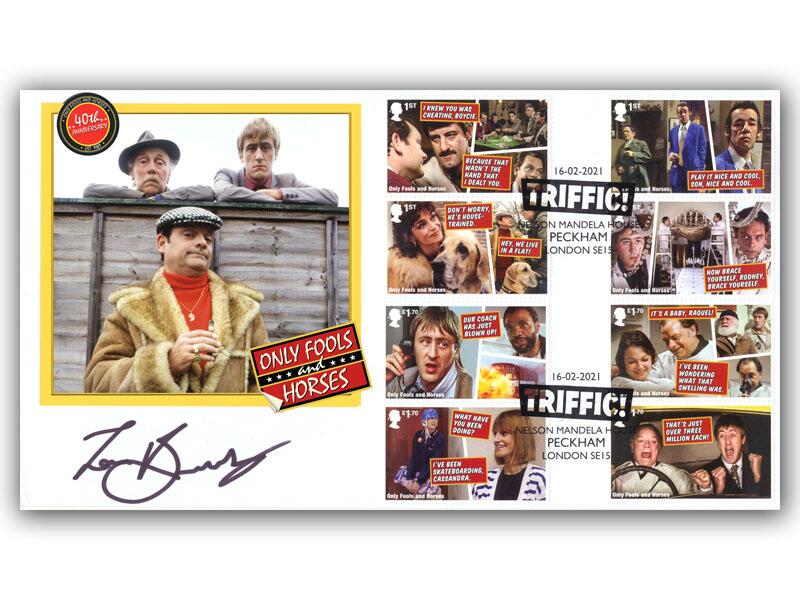 Only Fools and Horses, signed Tom Bennett 'Del Boy'