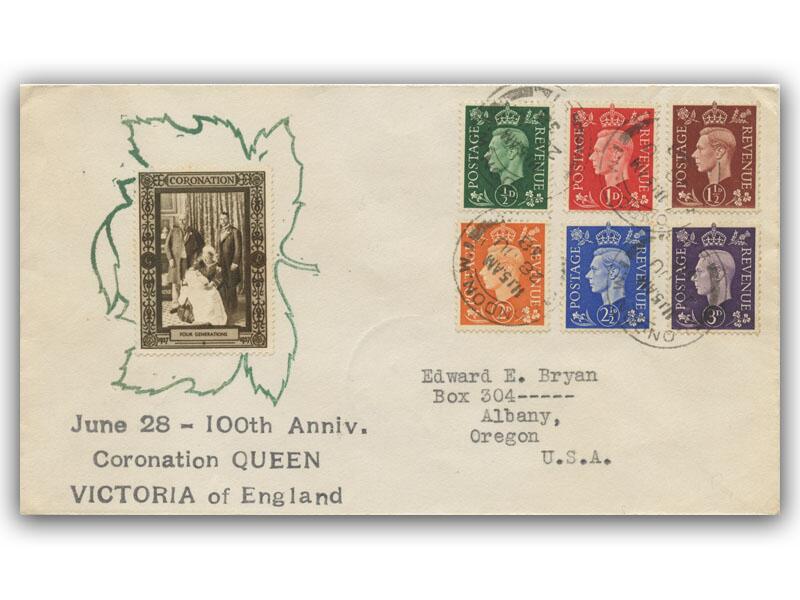1938 Queen Victoria Coronation 100th aniversary