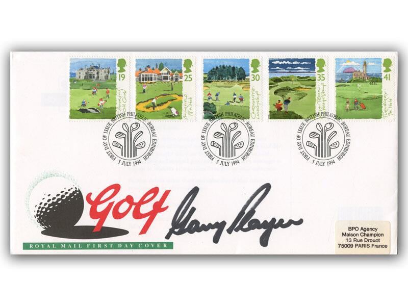Gary Player signed 1994 Golf cover