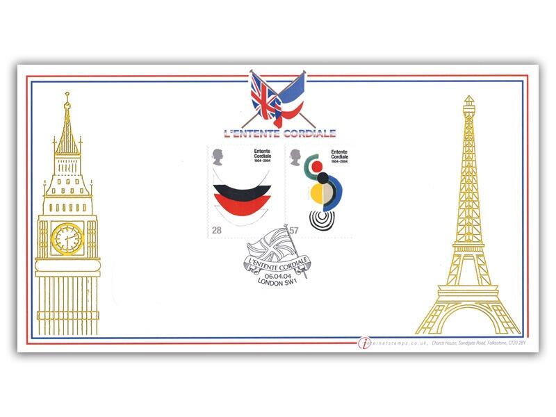 Centenary of the Entente Cordiale - GB stamps