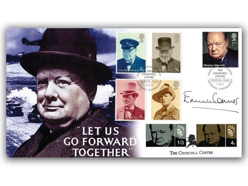2014 Churchill Centre Cover, signed by Emma Soames