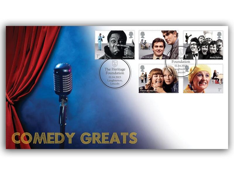 2021 Comedy Greats, Laughterton Lincoln postmark