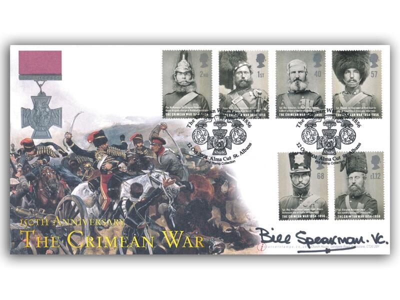 Crimean War, signed Bill Speakman VC